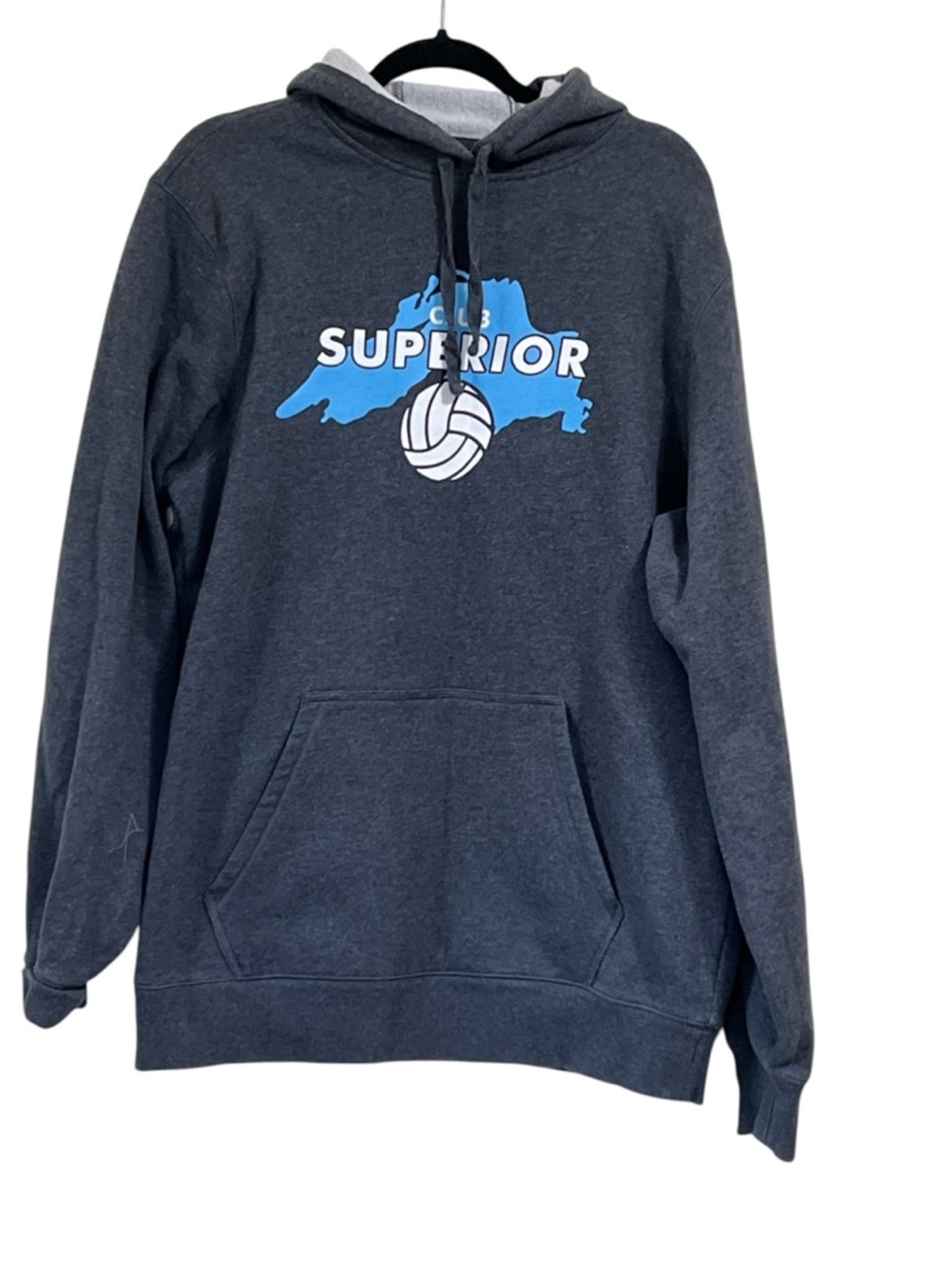Club Charcoal Gray Pullover Hoodie - Men's Sport Tek Large Tall